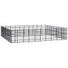 vidaXL Outdoor Dog Kennel Steel 892.8 ftÂ²