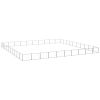 vidaXL Dog Kennel Silver 1076.4 ftÂ² Steel