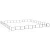 vidaXL Dog Kennel Black 1076.4 ftÂ² Steel
