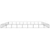 vidaXL Dog Kennel Black 871.9 ftÂ² Steel