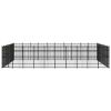 vidaXL Outdoor Dog Kennel Steel 793.6 ftÂ²