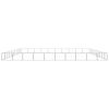 vidaXL Dog Kennel Silver 1076.4 ftÂ² Steel