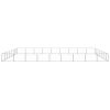 vidaXL Dog Kennel Silver 678.1 ftÂ² Steel