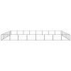 vidaXL Dog Kennel Black 602.8 ftÂ² Steel