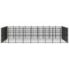 vidaXL Outdoor Dog Kennel Steel 535.7 ftÂ²