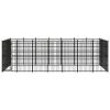 vidaXL Outdoor Dog Kennel Steel 277.7 ftÂ²