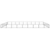 vidaXL Dog Kennel Black 678.1 ftÂ² Steel