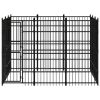 vidaXL Outdoor Dog Kennel Steel 89.2 ftÂ²