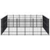 vidaXL Outdoor Dog Kennel Steel 416.7 ftÂ²