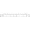 vidaXL Dog Kennel Silver 871.9 ftÂ² Steel