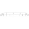 vidaXL Dog Kennel Silver 581.3 ftÂ² Steel