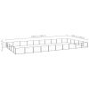 vidaXL Dog Kennel Black 538.2 ftÂ² Steel