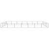 vidaXL Dog Kennel Silver 301.4 ftÂ² Steel