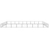 vidaXL Dog Kennel Black 581.3 ftÂ² Steel