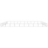 vidaXL Dog Kennel Silver 753.5 ftÂ² Steel