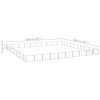 vidaXL Dog Kennel Silver 1076.4 ftÂ² Steel