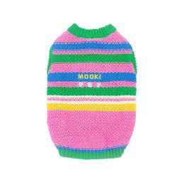Dog Clothes Vest Small And Medium Size Clothing (Option: Pink And Green-XS)