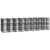 vidaXL Outdoor Dog Kennel Steel 158.8 ftÂ²