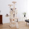 69" Cat Tree Large Cat Tower Multi-Level Cat Scratching Post Tower