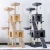 69" Cat Tree Large Cat Tower Multi-Level Cat Scratching Post Tower