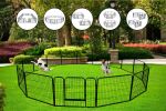High Quality Portable outdoor folding 16-panel heavy duty metal pet playpen