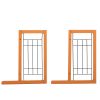 Wood Freestanding Pet Gate, Wood Dog Gate with Adjustable Width 40"-71", Barrier for Stairs Doorways Hallways, Puppy Safety Fenc