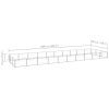 vidaXL Dog Kennel Silver 322.9 ftÂ² Steel