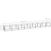vidaXL Dog Kennel Black 86.1 ftÂ² Steel