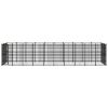 vidaXL Outdoor Dog Kennel Steel 297.6 ftÂ²