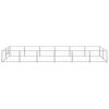 vidaXL Dog Kennel Silver 129.2 ftÂ² Steel