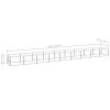 vidaXL Dog Kennel Silver 96.9 ftÂ² Steel