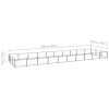 vidaXL Dog Kennel Black 322.9 ftÂ² Steel